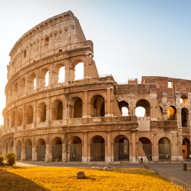 Exterior view of the Colosseum in Rome